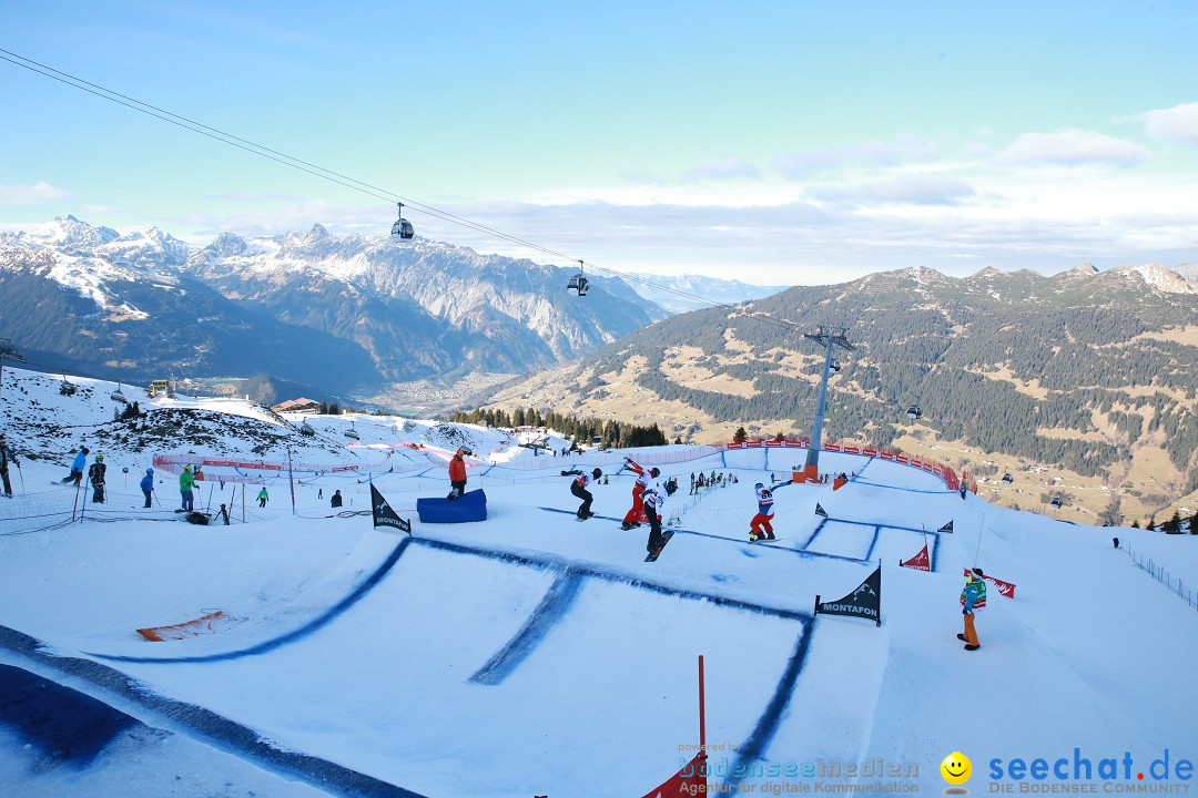 Finale FIS Snowboard Cross Weltcup Team Event: Montafon, 18.12.2016