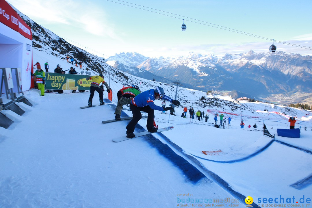 Finale FIS Snowboard Cross Weltcup Team Event: Montafon, 18.12.2016