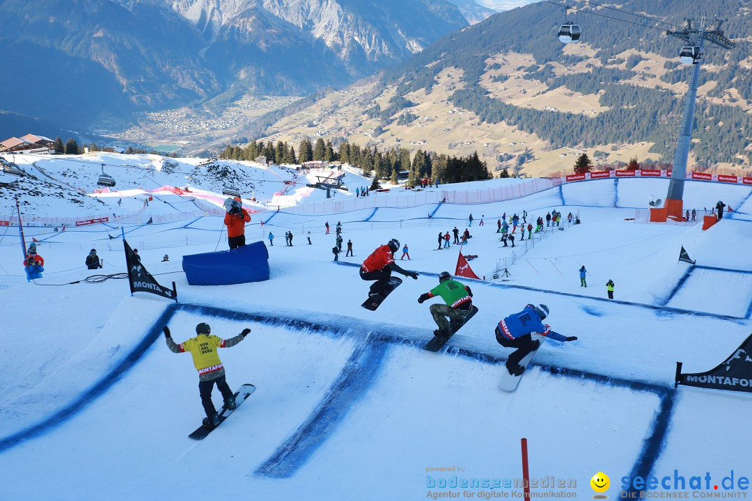 Finale FIS Snowboard Cross Weltcup Team Event: Montafon, 18.12.2016