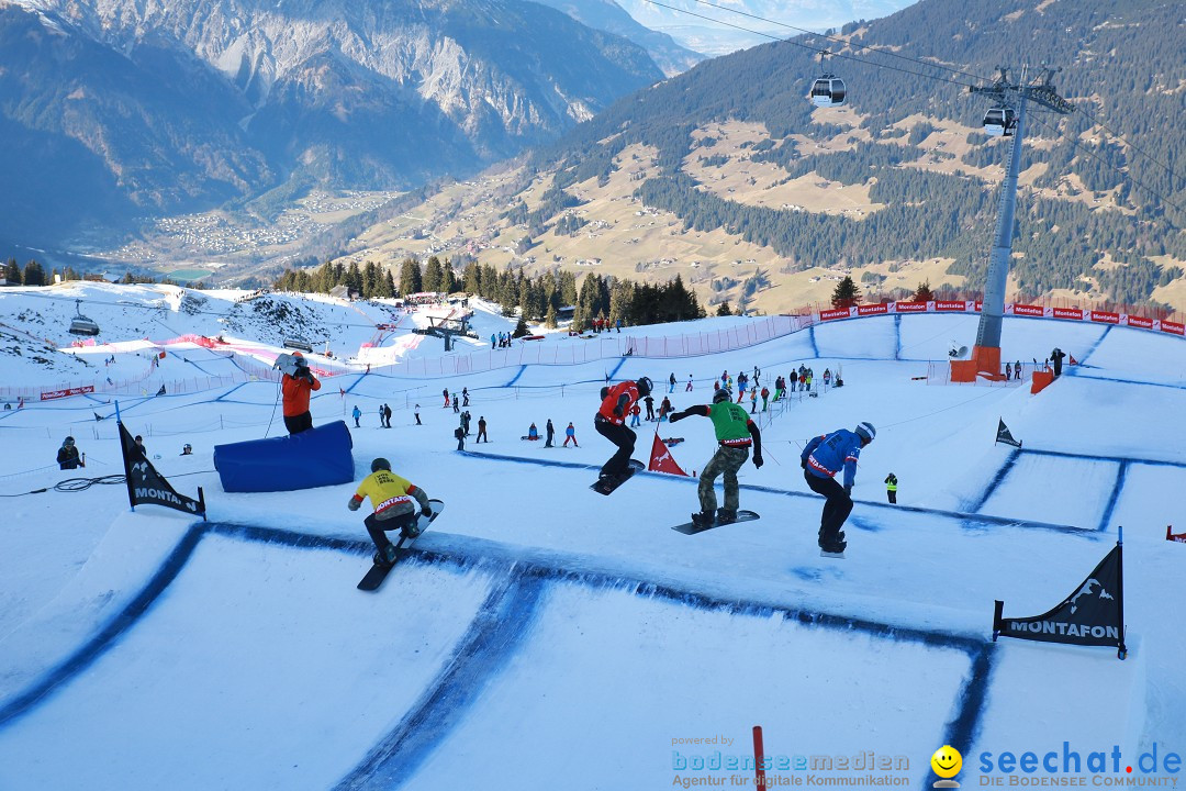 Finale FIS Snowboard Cross Weltcup Team Event: Montafon, 18.12.2016