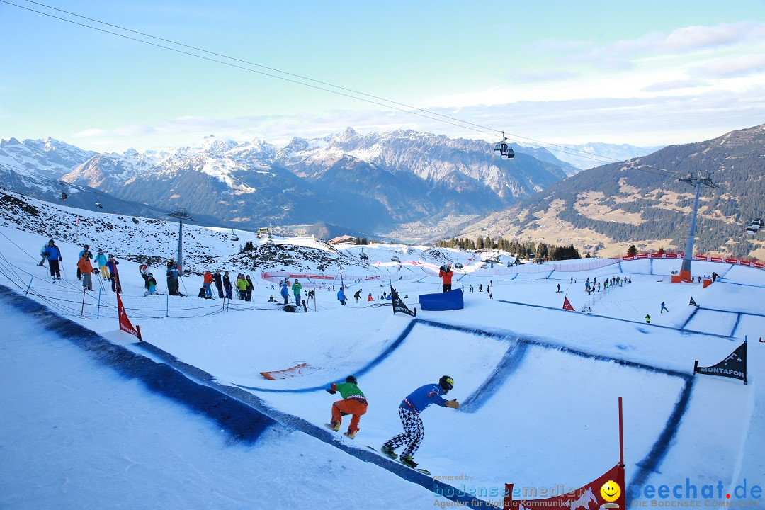 Finale FIS Snowboard Cross Weltcup Team Event: Montafon, 18.12.2016