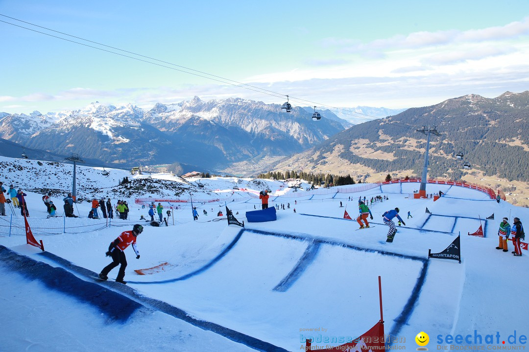 Finale FIS Snowboard Cross Weltcup Team Event: Montafon, 18.12.2016