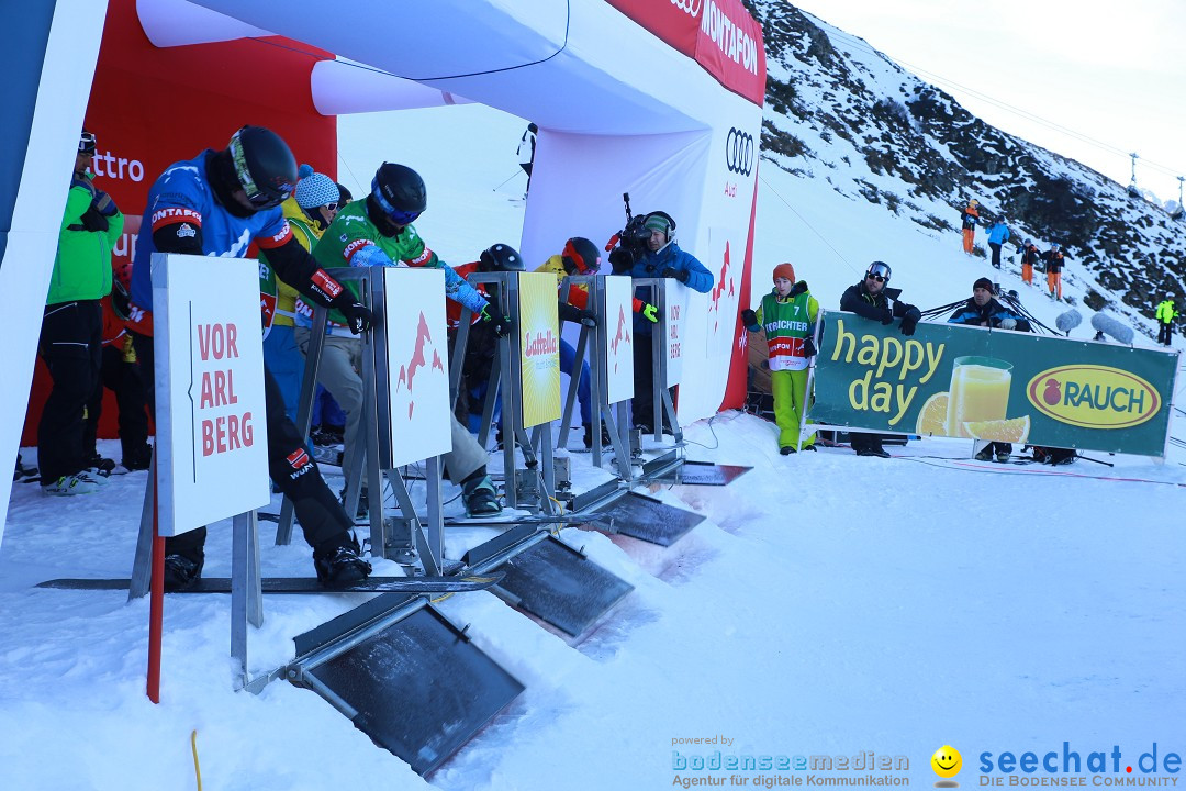 Finale FIS Snowboard Cross Weltcup Team Event: Montafon, 18.12.2016