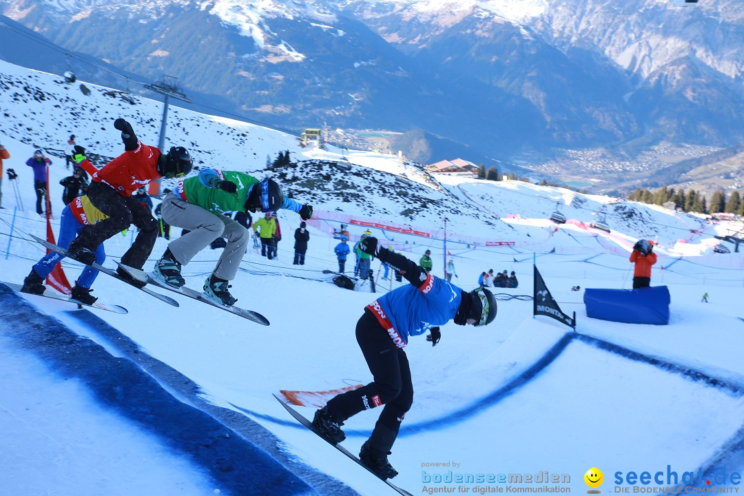 Finale FIS Snowboard Cross Weltcup Team Event: Montafon, 18.12.2016