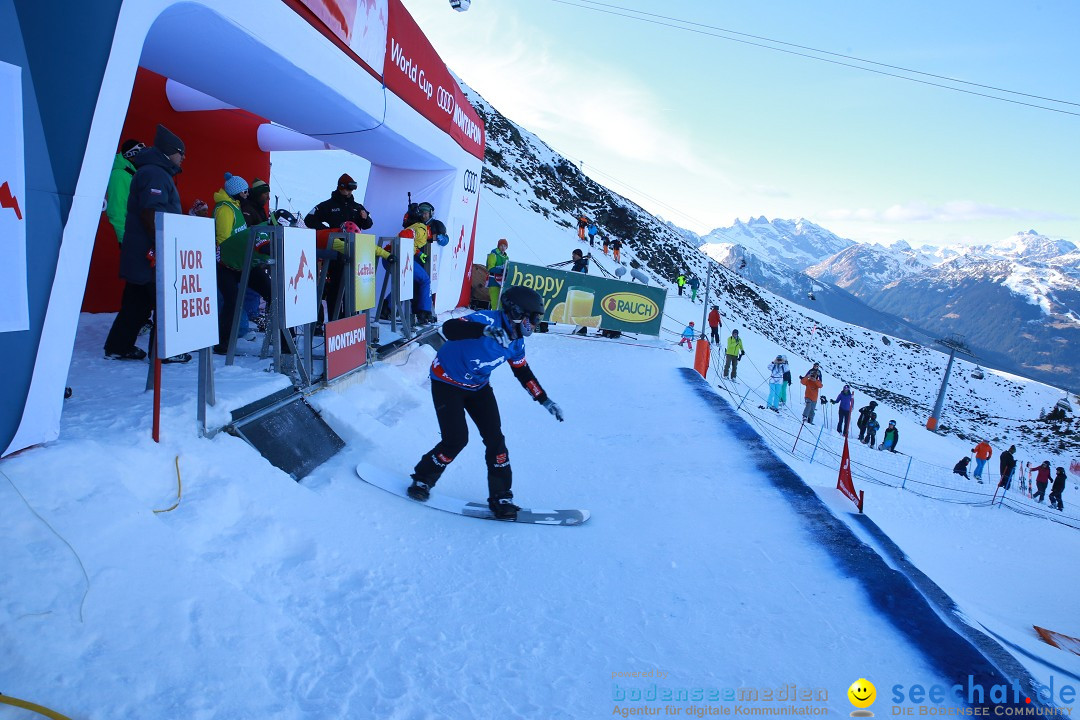 Finale FIS Snowboard Cross Weltcup Team Event: Montafon, 18.12.2016