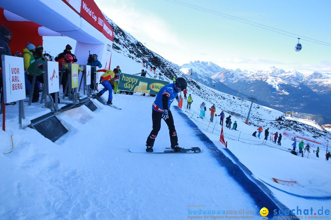 Finale FIS Snowboard Cross Weltcup Team Event: Montafon, 18.12.2016