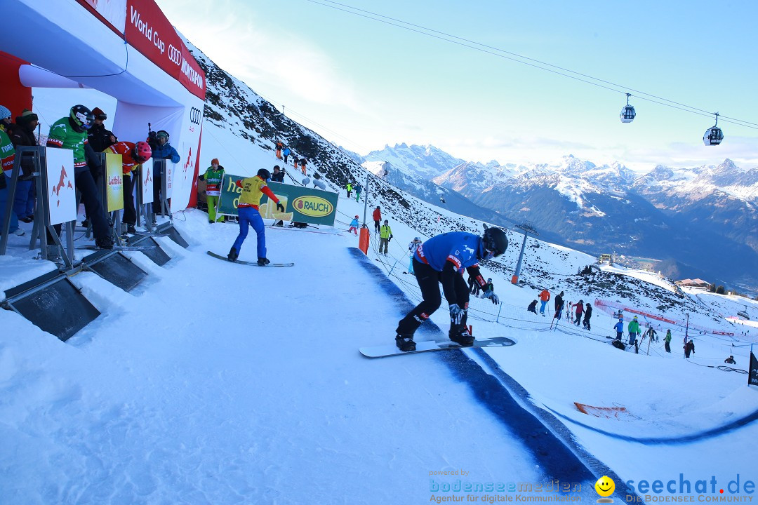 Finale FIS Snowboard Cross Weltcup Team Event: Montafon, 18.12.2016