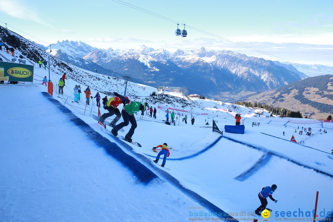 Finale FIS Snowboard Cross Weltcup Team Event: Montafon, 18.12.2016