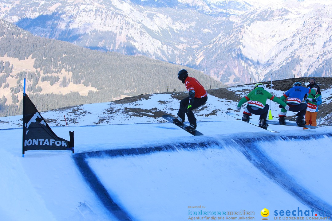 Finale FIS Snowboard Cross Weltcup Team Event: Montafon, 18.12.2016