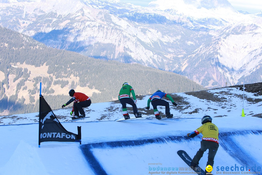 Finale FIS Snowboard Cross Weltcup Team Event: Montafon, 18.12.2016