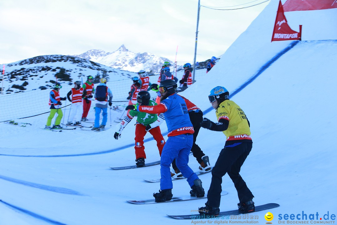 Finale FIS Snowboard Cross Weltcup Team Event: Montafon, 18.12.2016