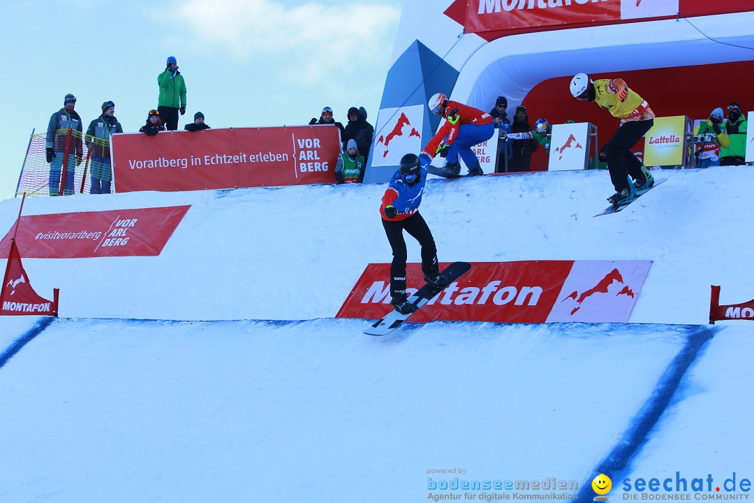 Finale FIS Snowboard Cross Weltcup Team Event: Montafon, 18.12.2016