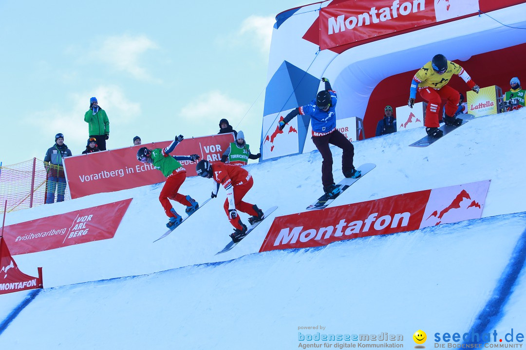 Finale FIS Snowboard Cross Weltcup Team Event: Montafon, 18.12.2016