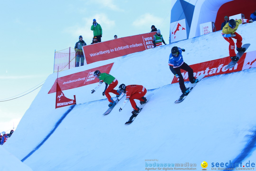 Finale FIS Snowboard Cross Weltcup Team Event: Montafon, 18.12.2016