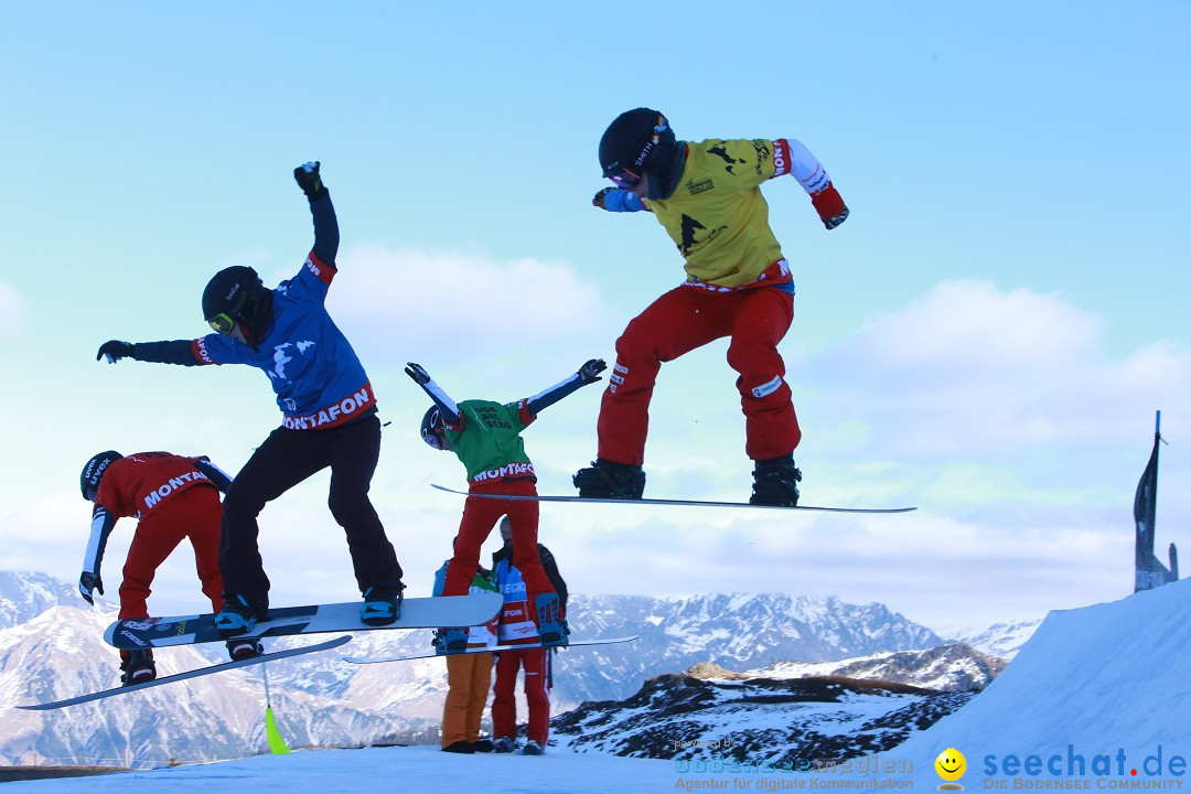 Finale FIS Snowboard Cross Weltcup Team Event: Montafon, 18.12.2016