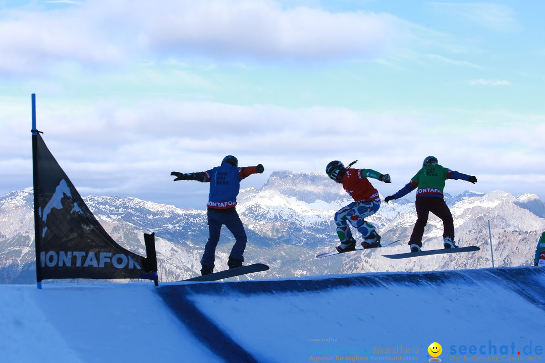 Finale FIS Snowboard Cross Weltcup Team Event: Montafon, 18.12.2016