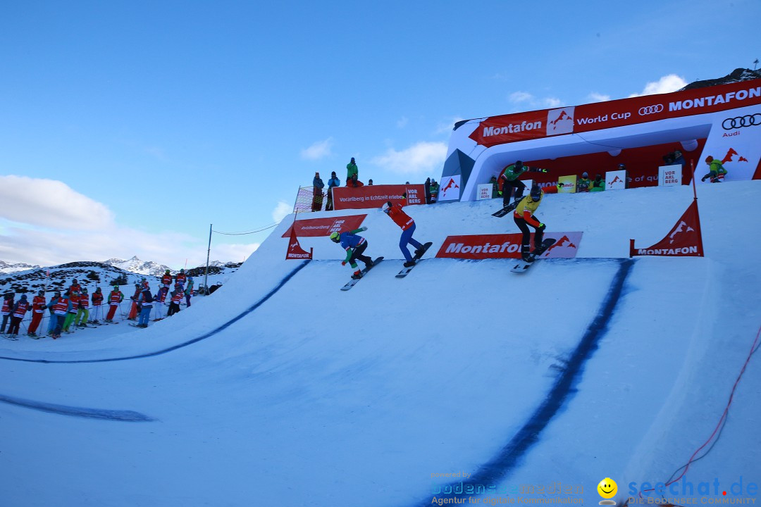 Finale FIS Snowboard Cross Weltcup Team Event: Montafon, 18.12.2016