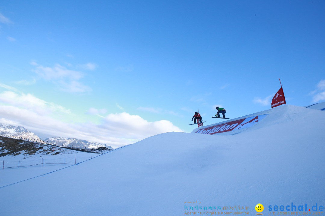 Finale FIS Snowboard Cross Weltcup Team Event: Montafon, 18.12.2016