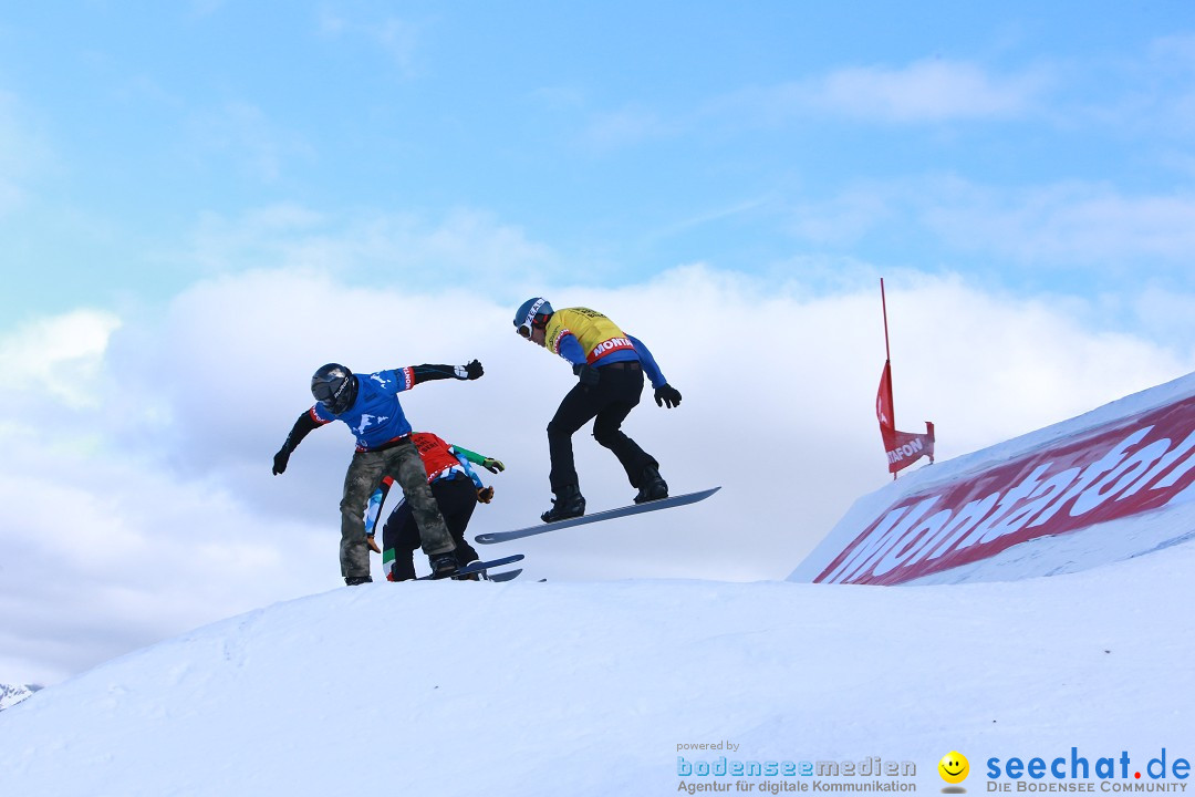 Finale FIS Snowboard Cross Weltcup Team Event: Montafon, 18.12.2016