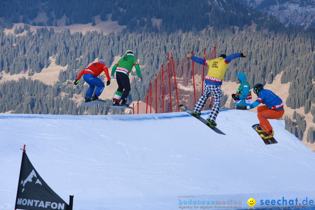 Finale FIS Snowboard Cross Weltcup Team Event: Montafon, 18.12.2016