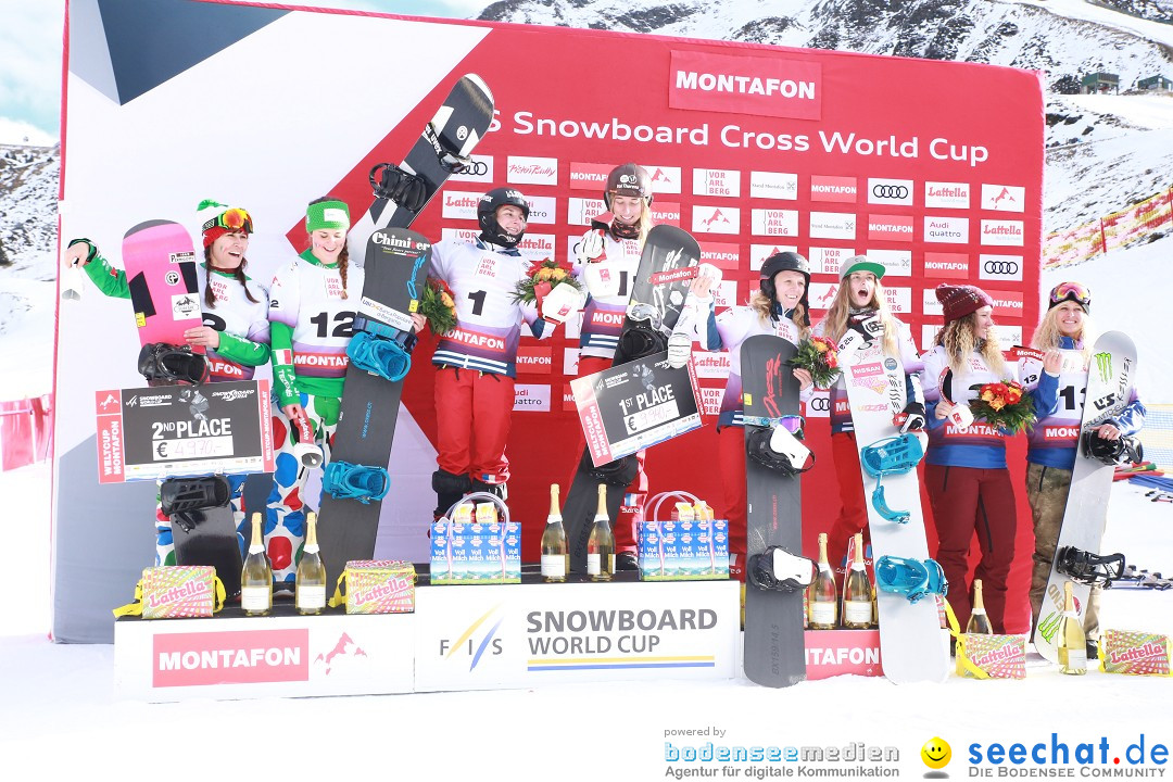 Finale FIS Snowboard Cross Weltcup Team Event: Montafon, 18.12.2016