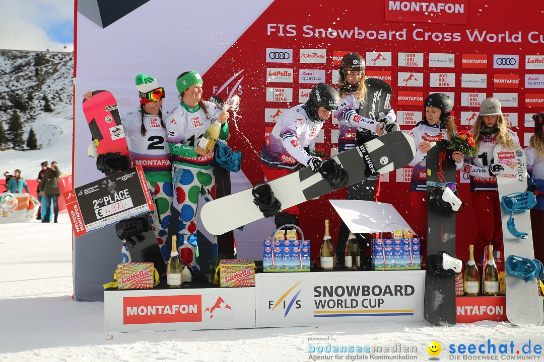 Finale FIS Snowboard Cross Weltcup Team Event: Montafon, 18.12.2016