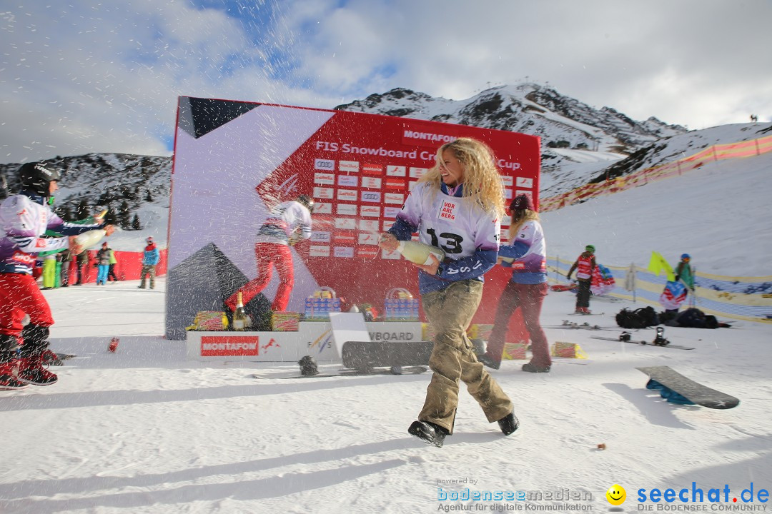 Finale FIS Snowboard Cross Weltcup Team Event: Montafon, 18.12.2016