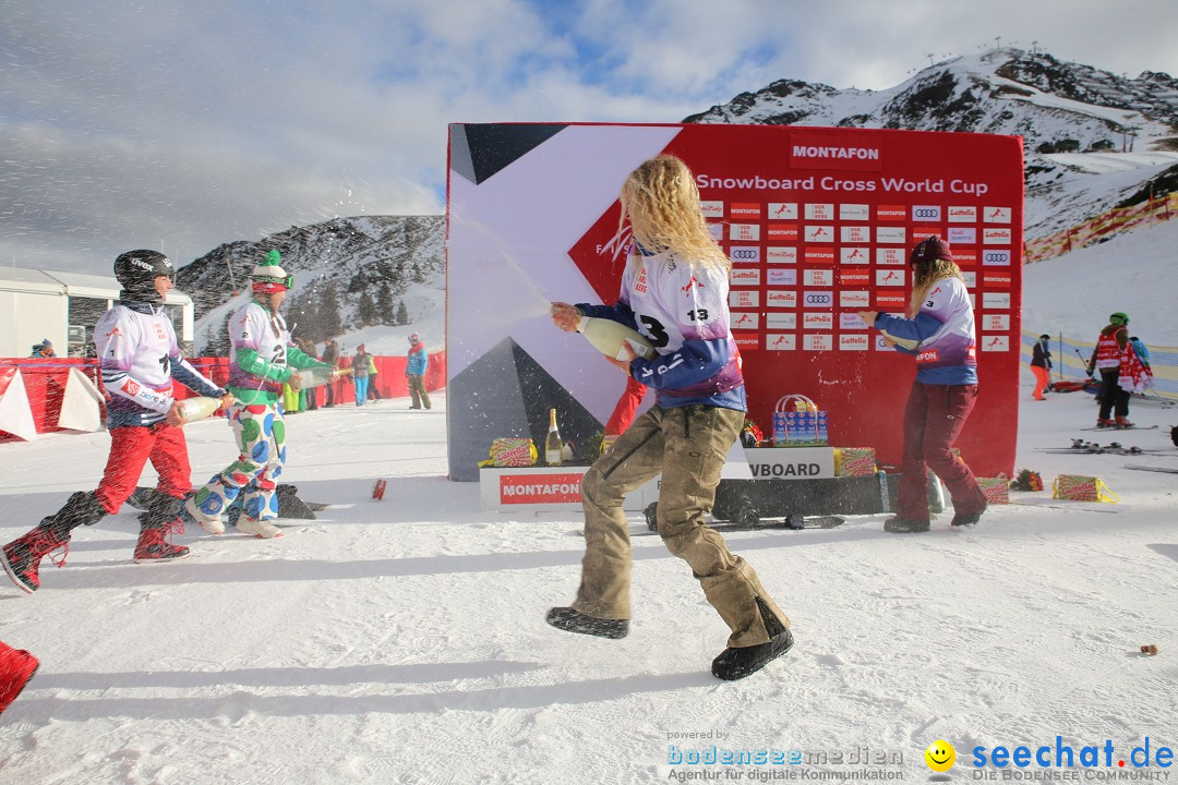 Finale FIS Snowboard Cross Weltcup Team Event: Montafon, 18.12.2016