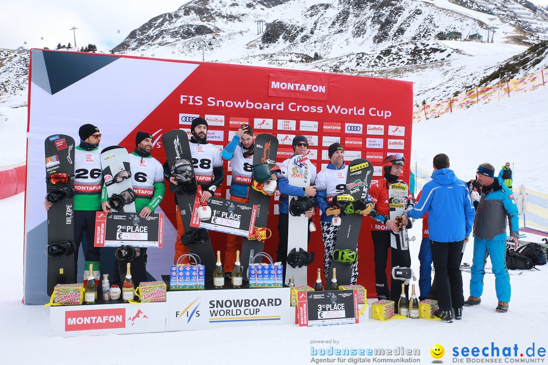 Finale FIS Snowboard Cross Weltcup Team Event: Montafon, 18.12.2016