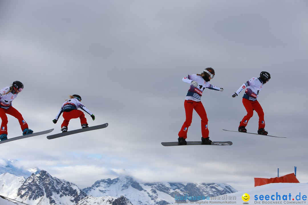 Finale FIS Snowboard Cross Weltcup Team Event: Montafon, 18.12.2016