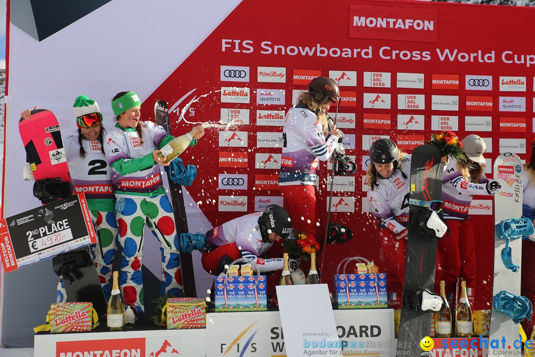 Finale FIS Snowboard Cross Weltcup Team Event: Montafon, 18.12.2016