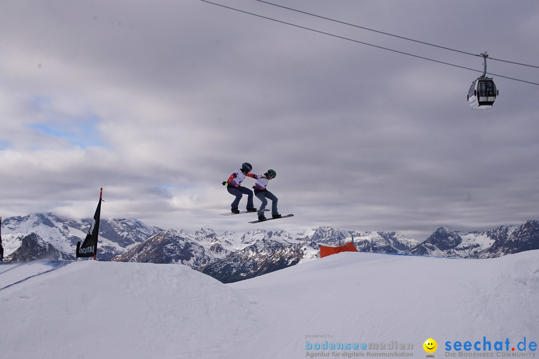 Finale FIS Snowboard Cross Weltcup Team Event: Montafon, 18.12.2016