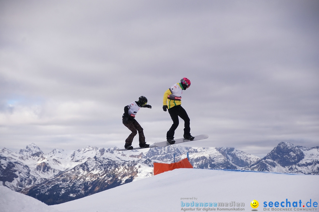 Finale FIS Snowboard Cross Weltcup Team Event: Montafon, 18.12.2016