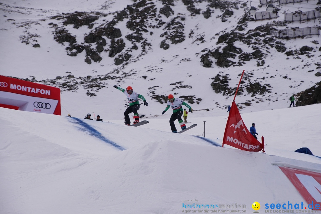 Finale FIS Snowboard Cross Weltcup Team Event: Montafon, 18.12.2016