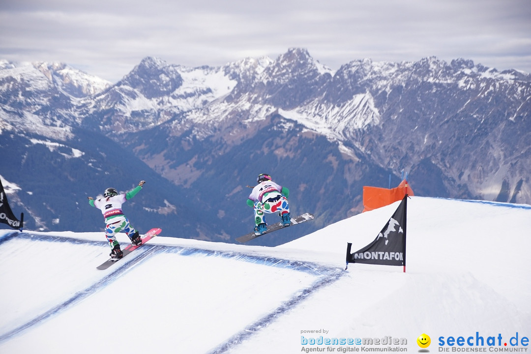 Finale FIS Snowboard Cross Weltcup Team Event: Montafon, 18.12.2016