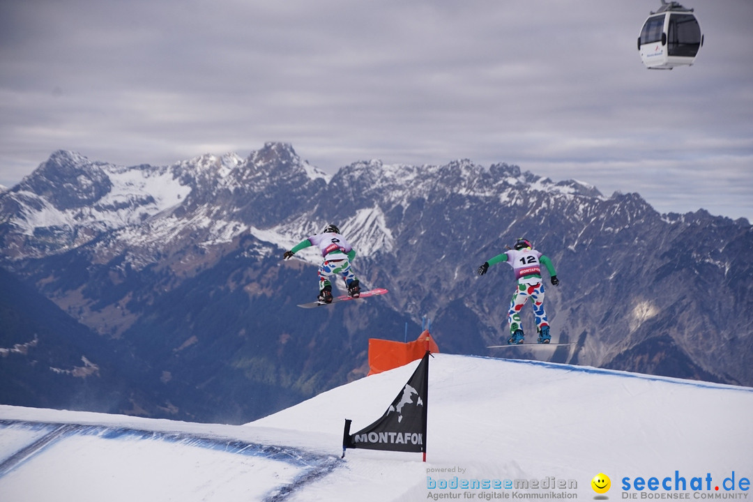 Finale FIS Snowboard Cross Weltcup Team Event: Montafon, 18.12.2016