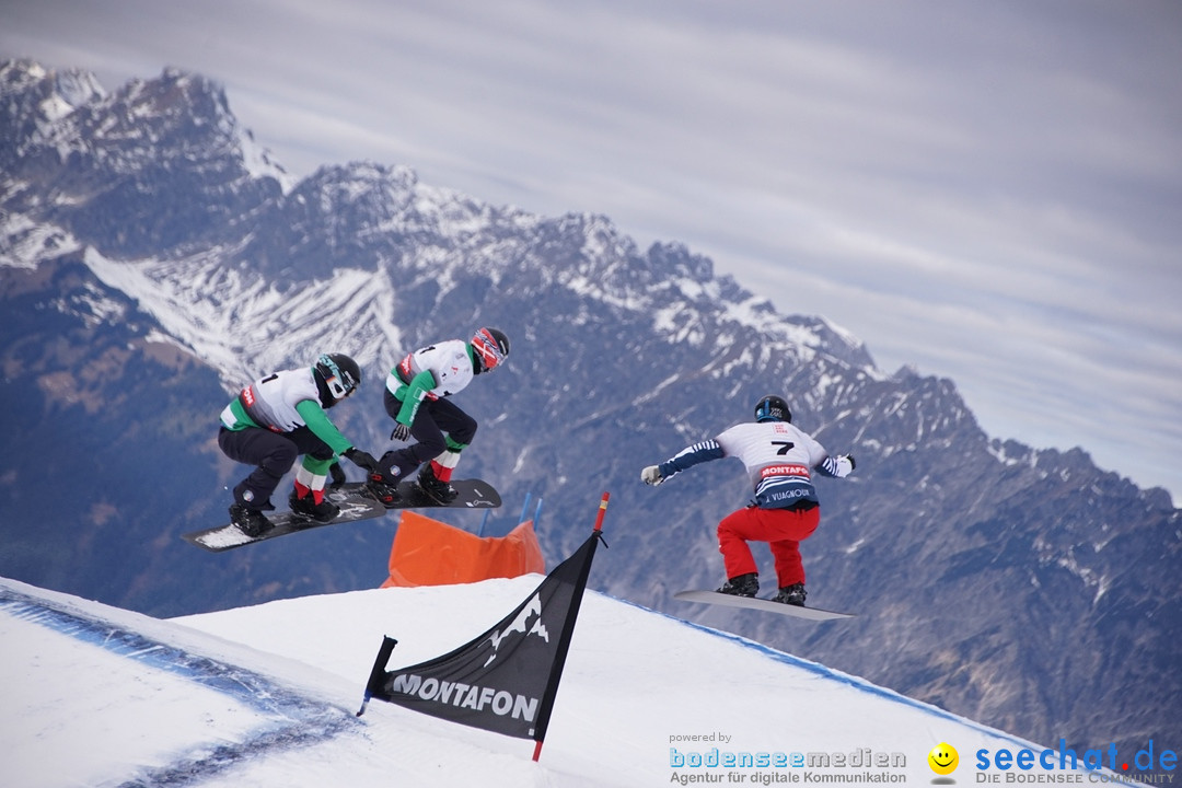 Finale FIS Snowboard Cross Weltcup Team Event: Montafon, 18.12.2016