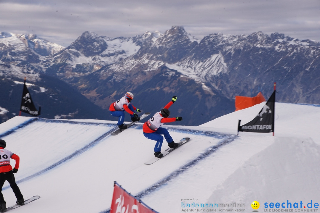 Finale FIS Snowboard Cross Weltcup Team Event: Montafon, 18.12.2016