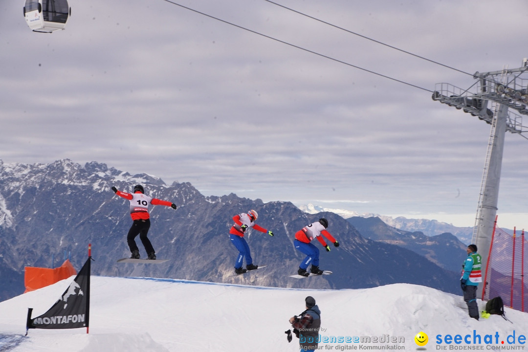 Finale FIS Snowboard Cross Weltcup Team Event: Montafon, 18.12.2016