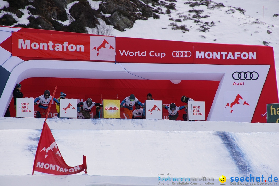 Finale FIS Snowboard Cross Weltcup Team Event: Montafon, 18.12.2016