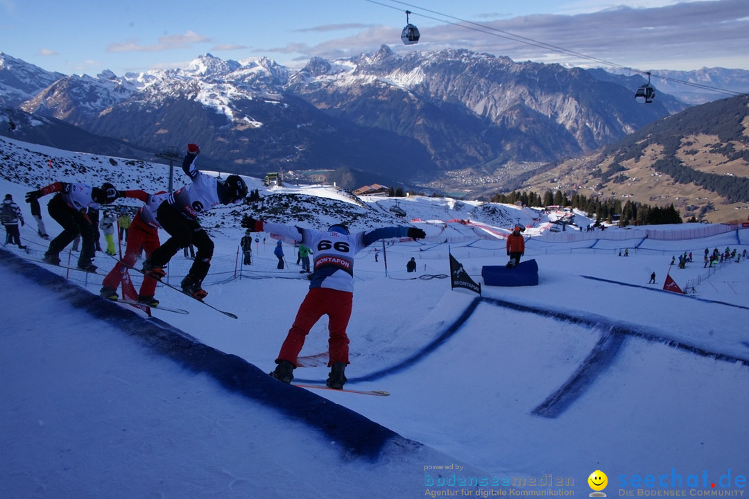 Finale FIS Snowboard Cross Weltcup Team Event: Montafon, 18.12.2016