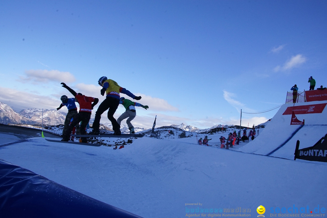 Finale FIS Snowboard Cross Weltcup Team Event: Montafon, 18.12.2016