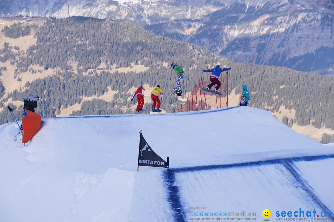 Finale FIS Snowboard Cross Weltcup Team Event: Montafon, 18.12.2016