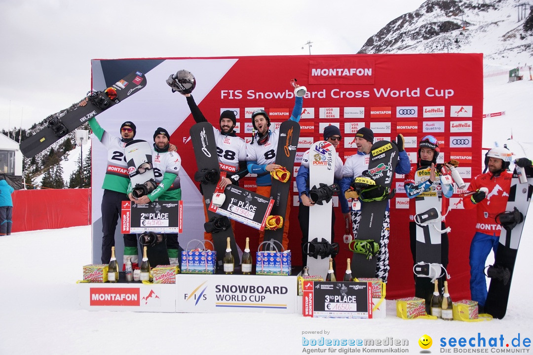 Finale FIS Snowboard Cross Weltcup Team Event: Montafon, 18.12.2016