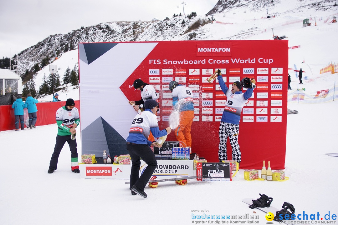 Finale FIS Snowboard Cross Weltcup Team Event: Montafon, 18.12.2016