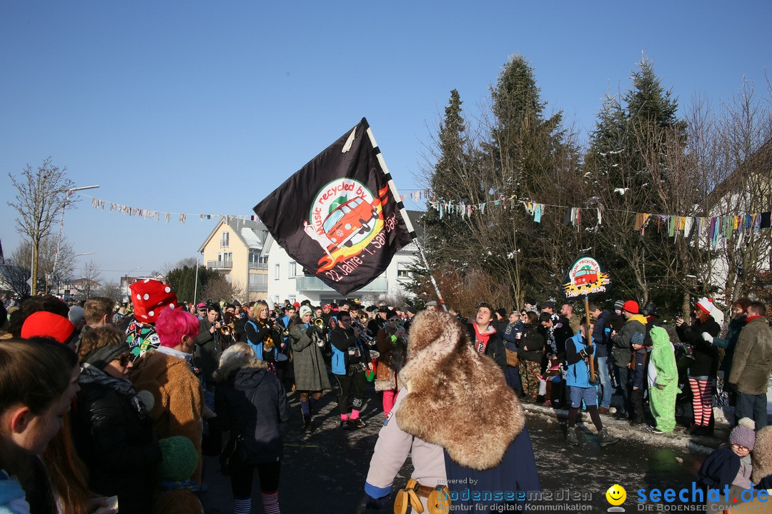 Fastnachtsumzug: Horgenzell bei Ravensburg am Bodensee, 22.01.2017