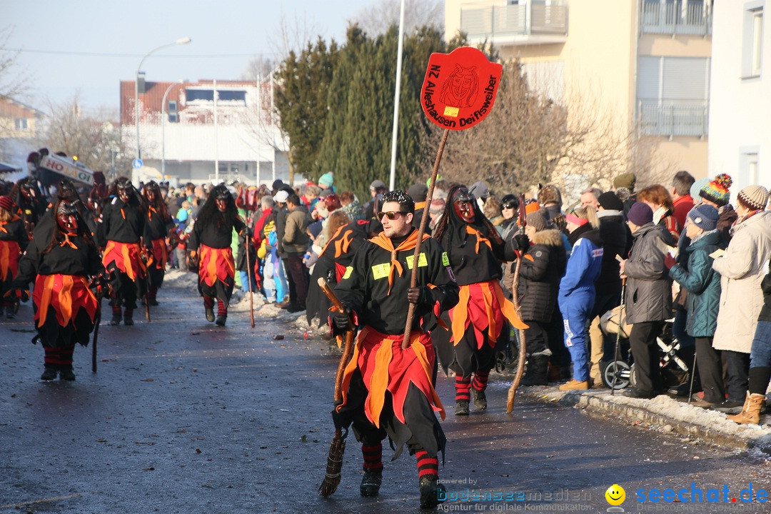 Fastnachtsumzug: Horgenzell bei Ravensburg am Bodensee, 22.01.2017