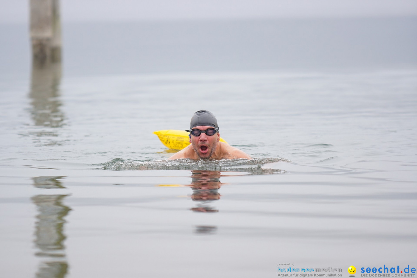 Lake Constance Eisman by Aqua Sphere: Ludwigshafen am Bodensee, 11.02.2017