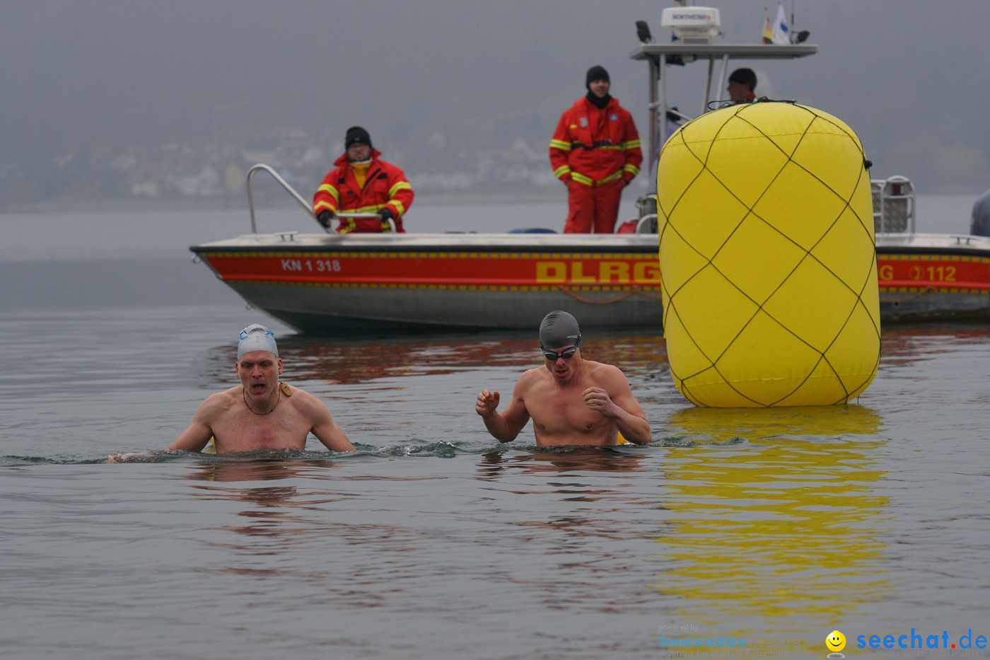 Lake Constance Eisman by Aqua Sphere: Ludwigshafen am Bodensee, 11.02.2017