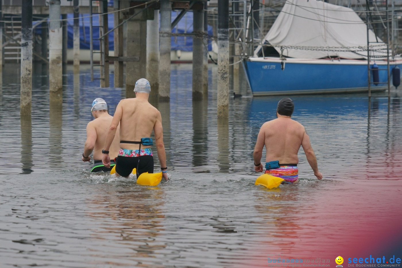 Lake Constance Eisman by Aqua Sphere: Ludwigshafen am Bodensee, 11.02.2017